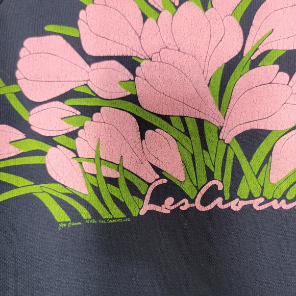 🌷1986 HILL GARMENTS LTD SORING TULIPS VINTAGE CREWNECK SWEATSHIRT🌷 - Picture 2 of 4